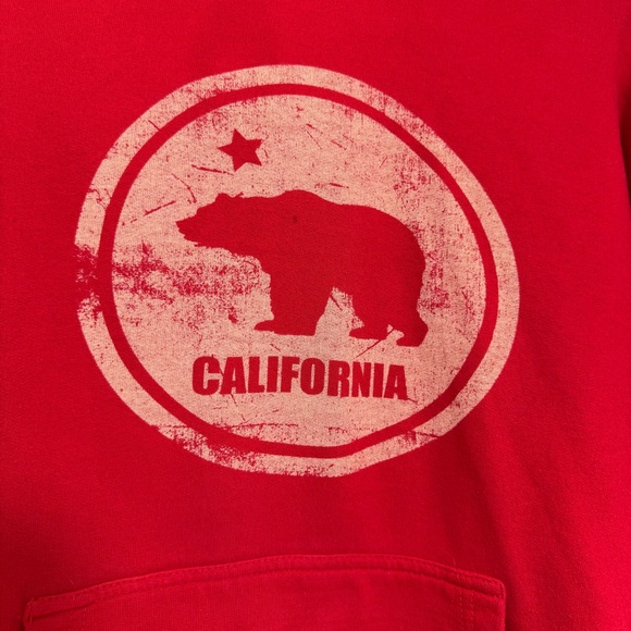 Motif Apparel Red Pullover Hoodie Size S - Picture 2 of 8